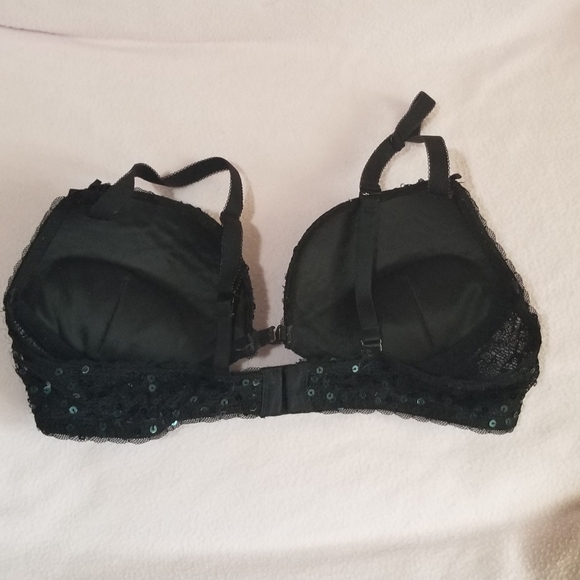 Aerie Black Sequin Scarlet Bra 34A - Picture 4 of 5
